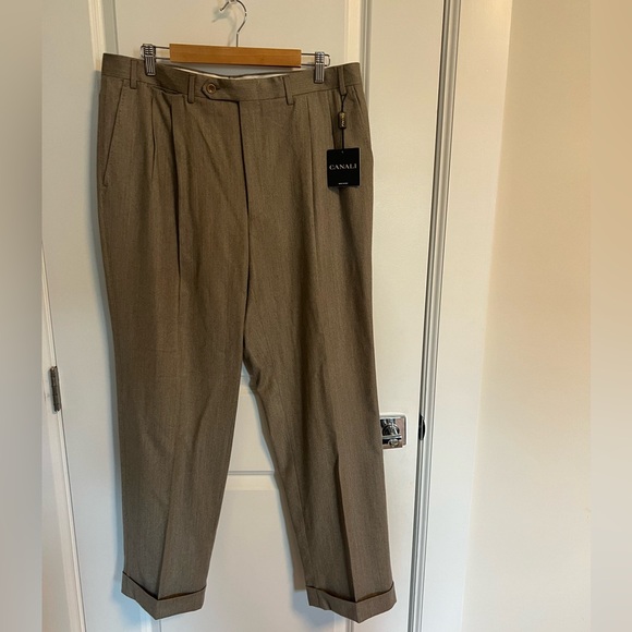 Canali Men's Tan Pants